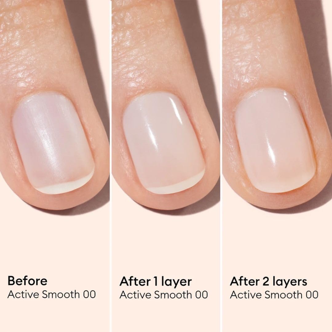 Manucurist Active Smooth 00 Nail Concealer Polish & Care - 2 in 1 Nude Nail Polish : Nail