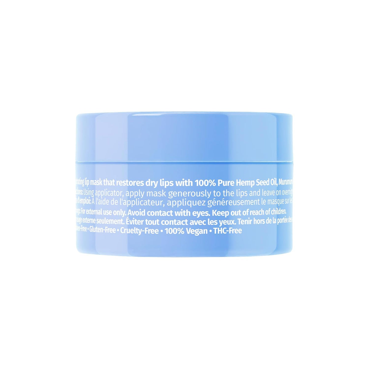 Hempz Hydrating Lip Sleeping Mask - Triple Moisture Fresh Citrus (.95 Oz.) | Overnight Hydrating