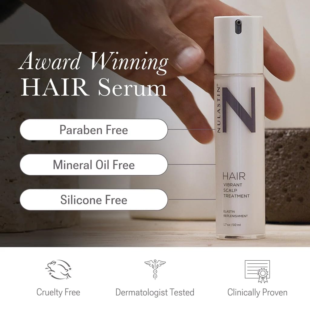 NULASTIN Hair Serum - HAIR Vibrant Scalp Treatment - Promote Scalp Care & Thicker Looking Volume in