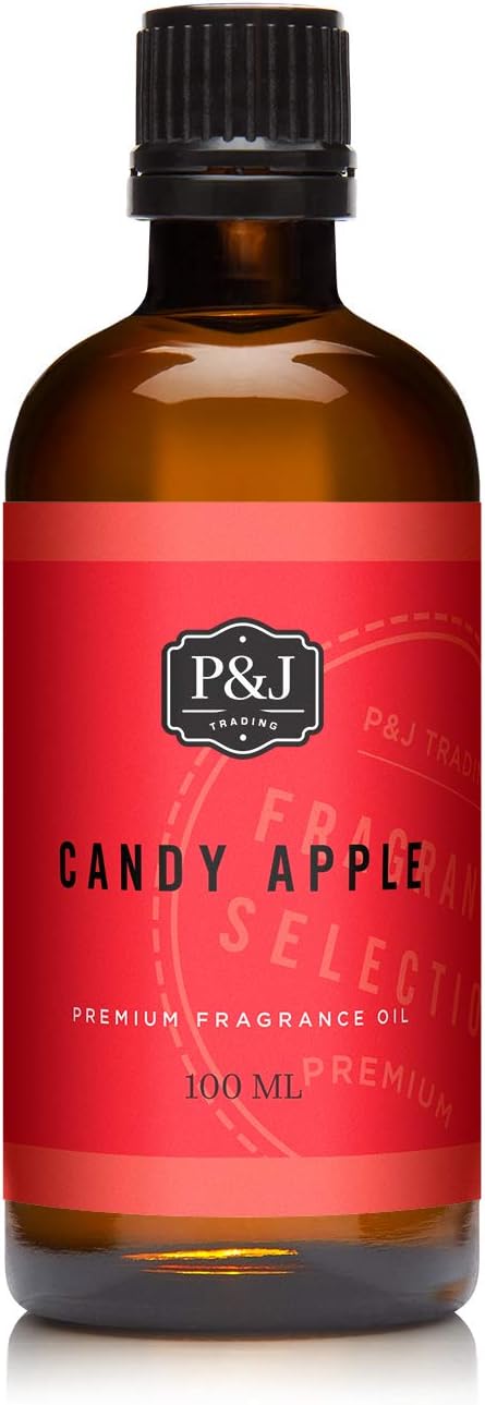 P&J Trading - Candy Apple Scented Oil 100ml - Fragrance Oil for Candle Making, Soap Making