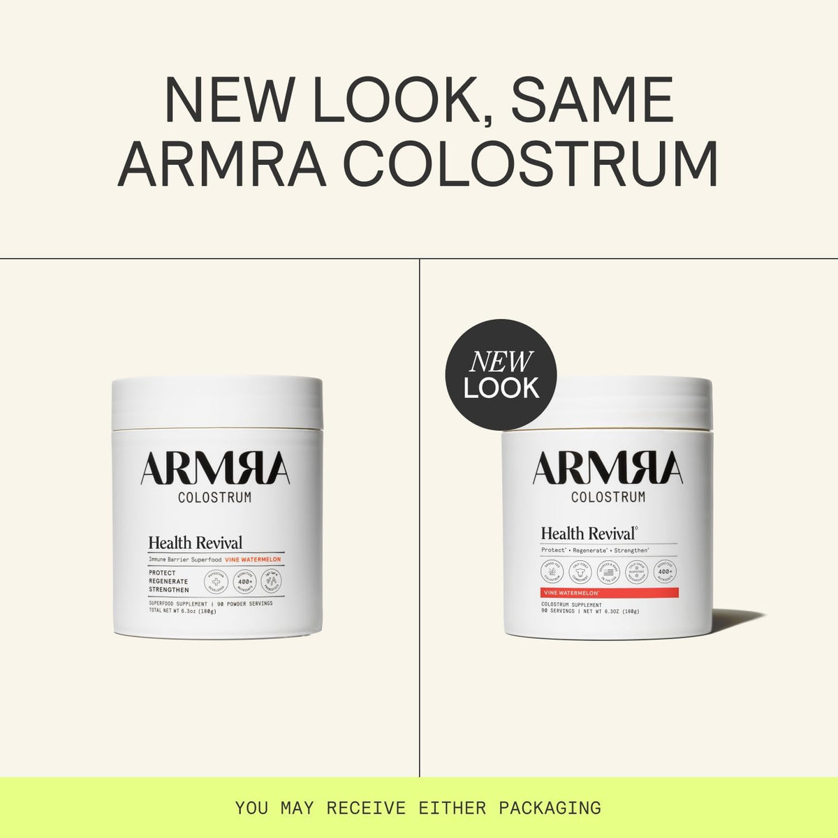 ARMRA Colostrum™ Powder | Vine Watermelon | Gut Health & Bloating | Skin & Hair | Immunity | Keto