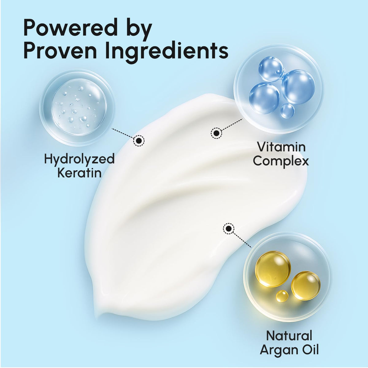 MAREE Leave In Conditioner for Dry Damaged Hair - Leave In Conditioner for Curly Hair with Keratin