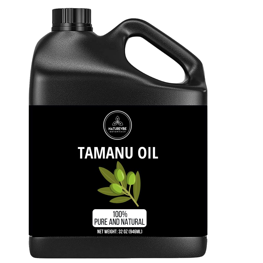 Naturevibe Botanicals Tamanu Oil 32 Ounces | 100% Pure and Natural | Great for Skin Care and Hair