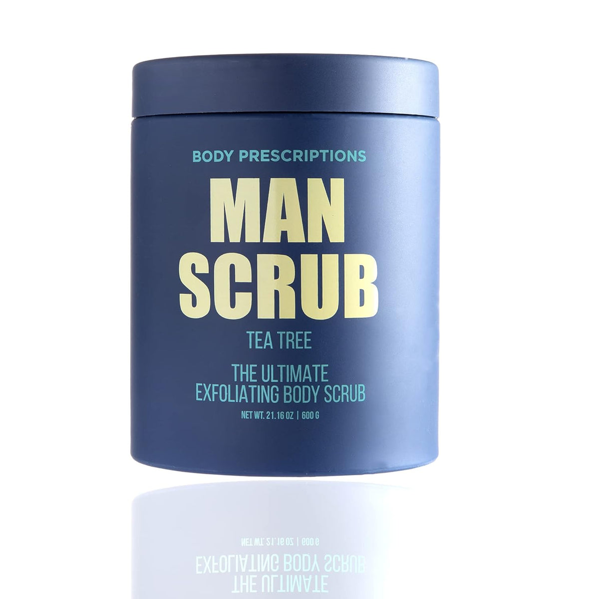 Body Prescriptions Men’s Exfoliating Body Scrub – Ultimate Skin Cleansing Wash in Jar with
