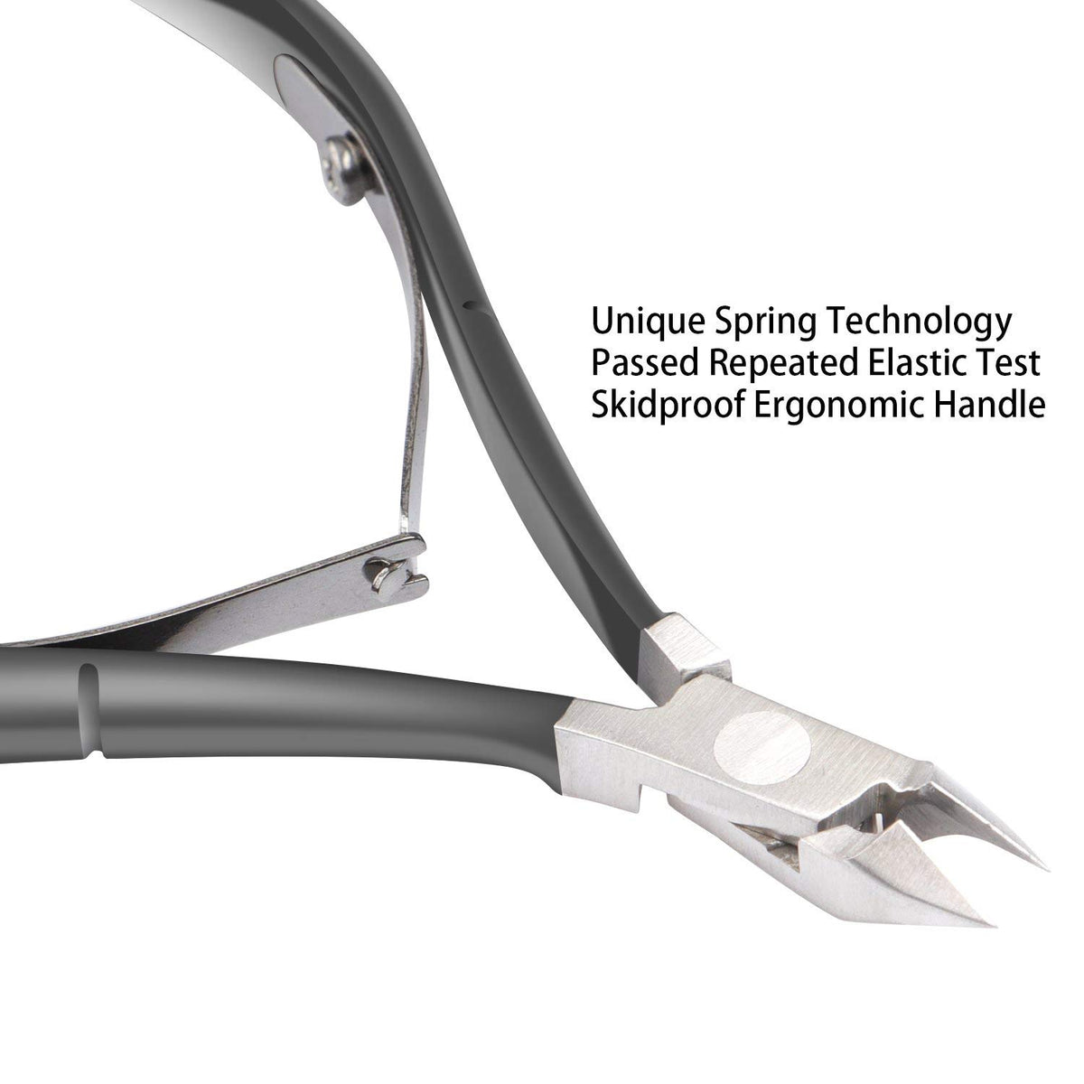 Ejiubas Cuticle Trimmer with Cuticle Pusher Cuticle Nipper Professional Grade Stainless Steel