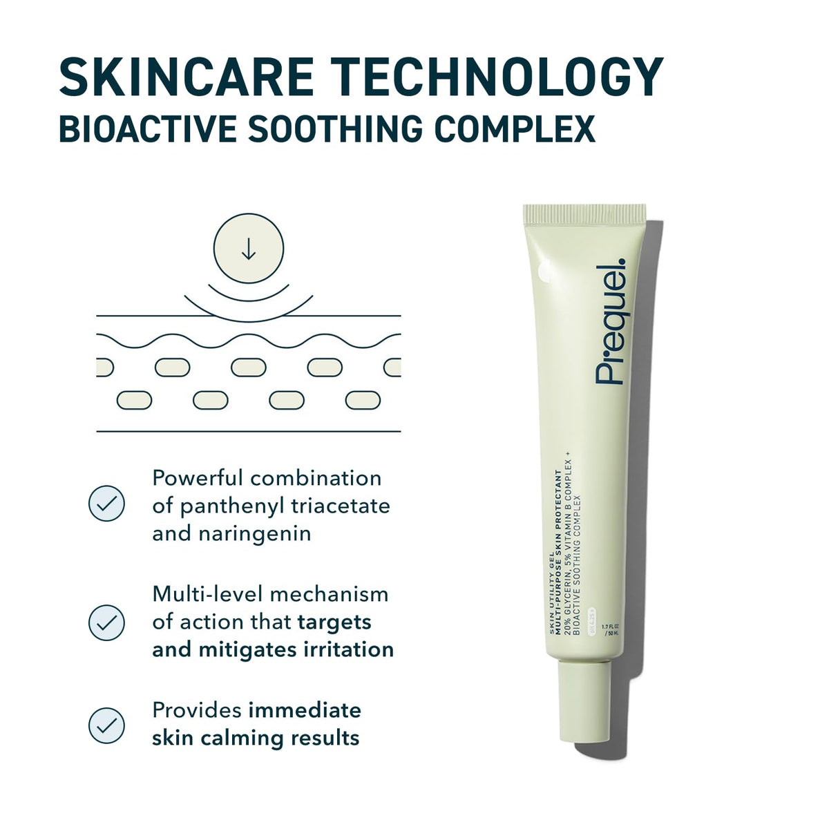 Skin Utility Gel, Moisturizing Protectant. Lightweight Multi-Purpose Face and Body Cream for Dry