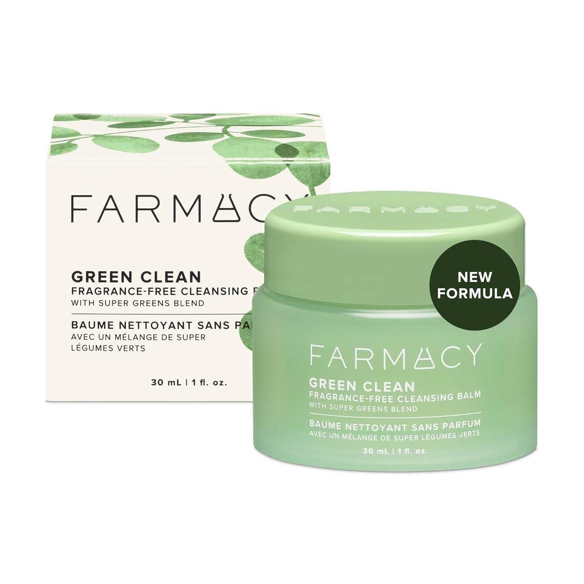 Farmacy Makeup Remover Cleansing Balm - Green Clean Waterproof Makeup Remover + Oil Based Cleanser