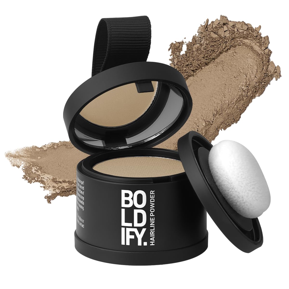 BOLDIFY Hairline Powder - Root Touch Up Hair Color for Gray Coverage - Bald Spot Concealing Hair