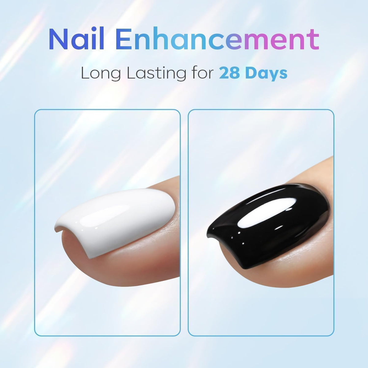 modelones Gel Top Coat, 15ml No Wipe Gel Nail Polish High Gloss Top Coat Shiny Long Lasting Clear