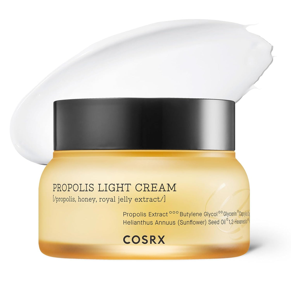 COSRX Full Fit Propolis Light Cream, 2.19 Fl.oz / 65ml, Propolis 64.5%, Hydrating Daily Day and