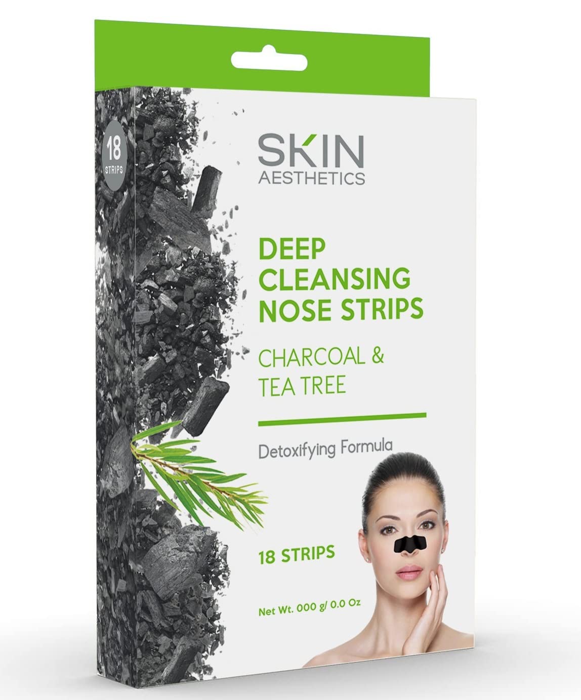Charcoal & Tea Tree Peel-Off Face Mask - Deep Cleansing, Pores, Blackhead Remover - Dermatologist