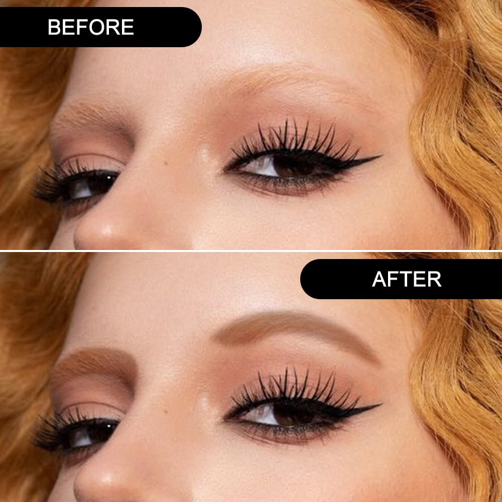 Brow Powder Kit – Long-Lasting 3-Color Brow Filler for Full, Defined Natural Brows, Contour Palette