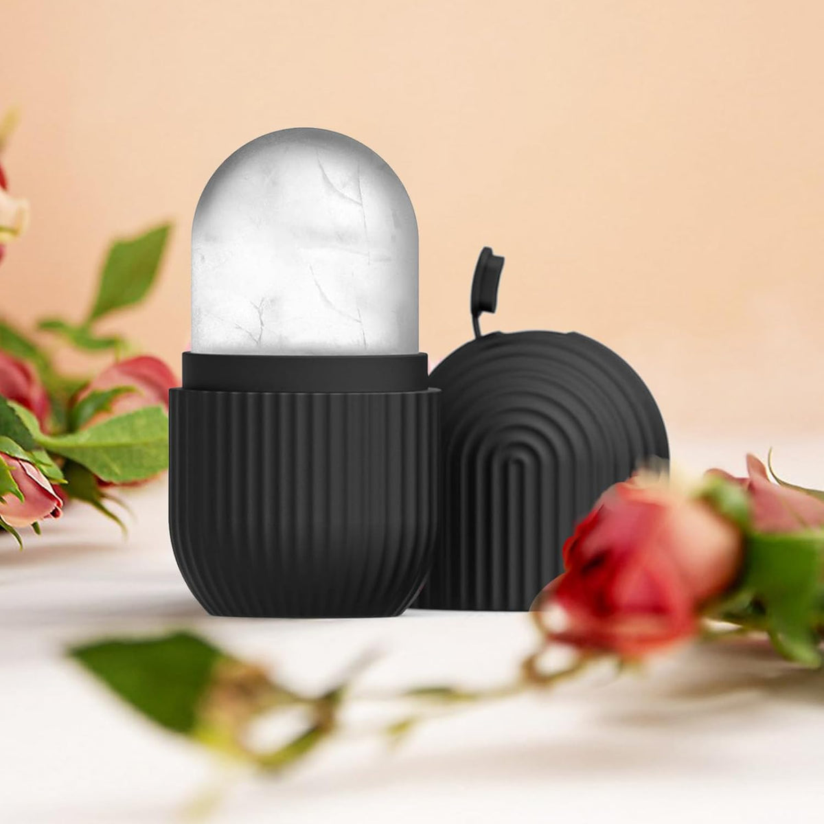 Ice Face Roller, Reusable Silicone Mold Face Massage Eye Facial Beauty Skin Care Tools Apply Ice