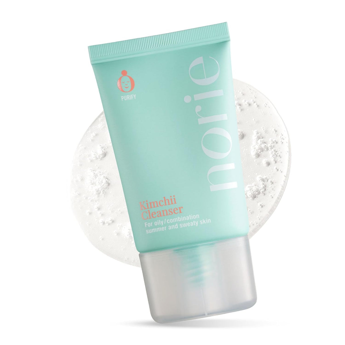 Norie Kimchii Face Wash - Gentle Facial Cleanser for Dry, Oily & Sensitive Skin | Fragrance Free