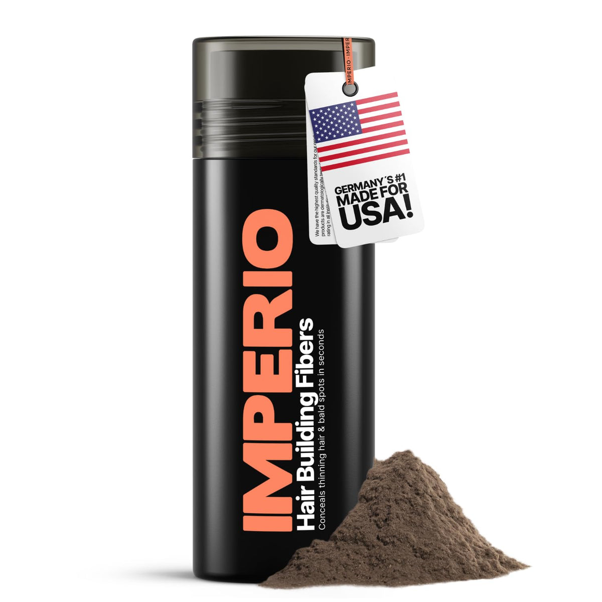 IMPERIO Hair Building Fibers for Thinning Hair - 26g Premium Hair Fibers for Women & Men in