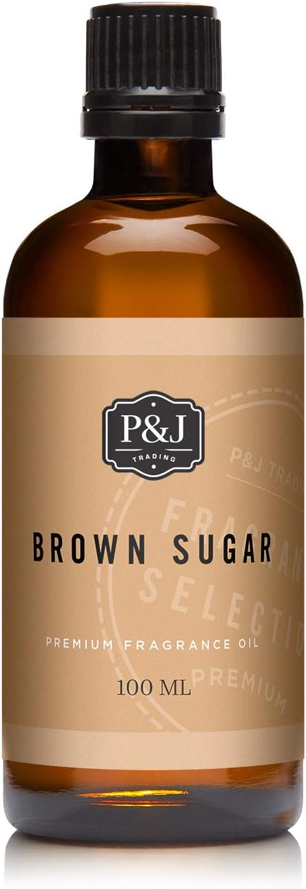 P&J Trading - Brown Sugar Scented Oil 100ml - Fragrance Oil for Candle Making, Soap Making