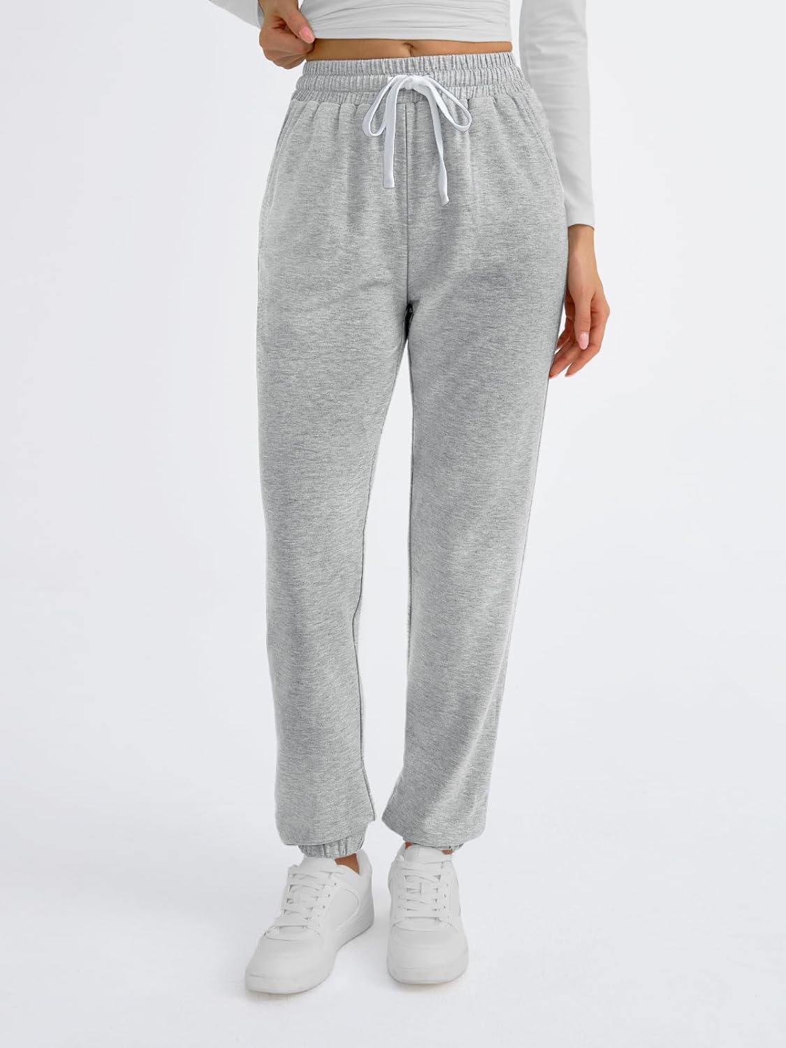 AUTOMET Sweatpants Women with Pockets Lounge Pajama Travel Pants Work Joggers Fall Clothes Winter