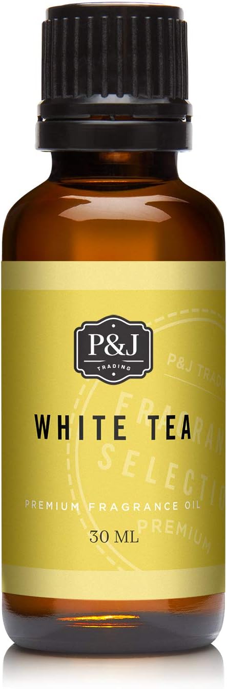P&J Trading - White Tea Scented Oil 30ml - Fragrance Oil for Candle Making, Soap Making, Diffuser