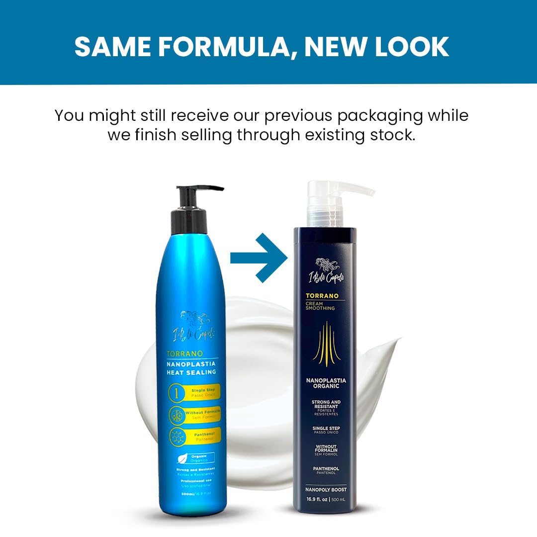 Torrano Keratin Kit, Keratin Hair Treatment Straightening in 1 Step (500ml) + Argan Oil Mask