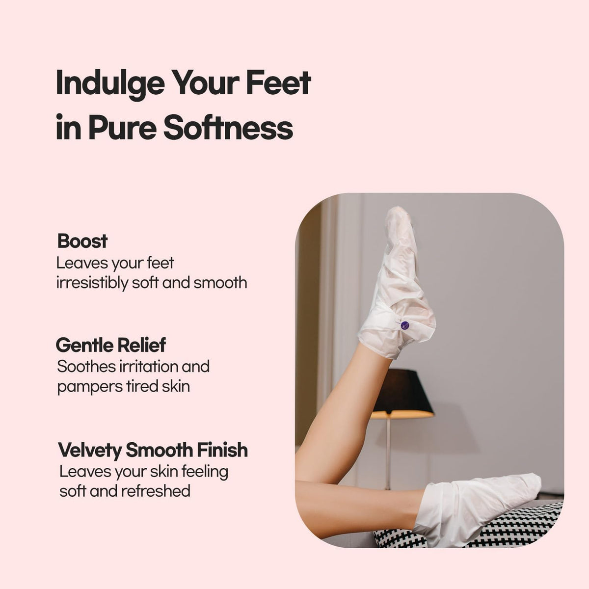 Epielle Moisturizing Foot Masks 6 Pairs, Deep Moisturizing Socks for Dry Feet & Cracked Heels