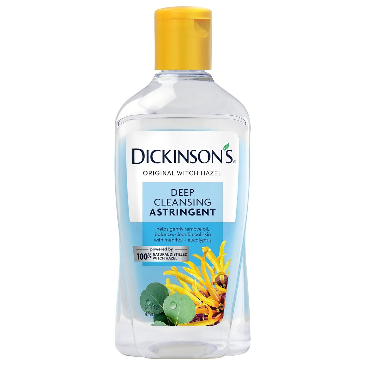 Dickinson's Original Witch Hazel Deep Cleansing Astringent | 100% Natural Distilled Witch Hazel |