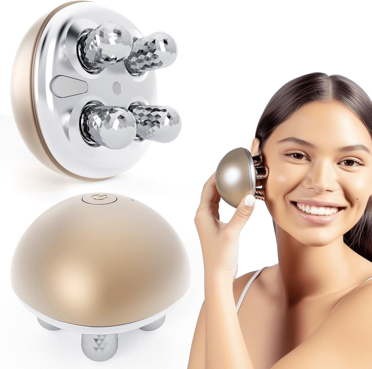 Microcurrent Facial Device, Face Massager Tool, Eye and Neck Massager, Face Roller, Beauty Tools