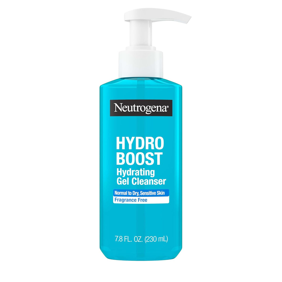 Neutrogena Hydro Boost Face Wash, Fragrance Free, Hydrating Facial Cleanser with Hyaluronic Acid