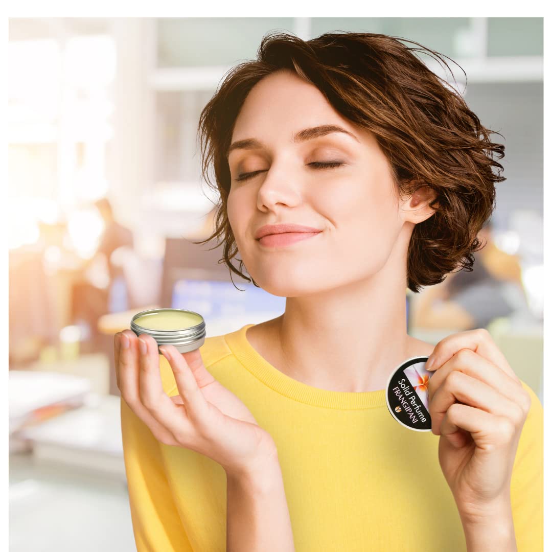 Flowerland Solid Perfume - Portable Pocket Balm Perfume Perfect for Travel Use - Natural Fragrance