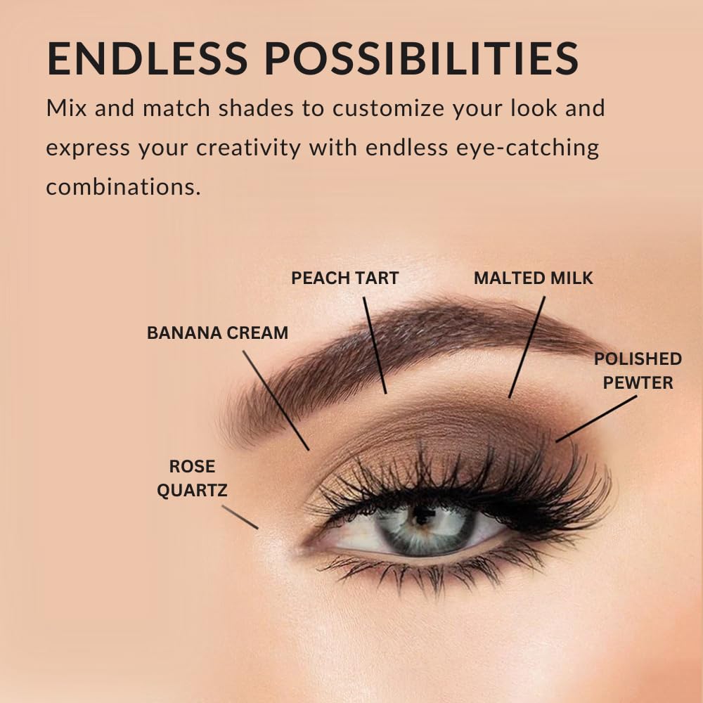 Color Me Beautiful Color Pro Single Eyeshadow, Full Pigment and Long-Lasting Pressed Powder