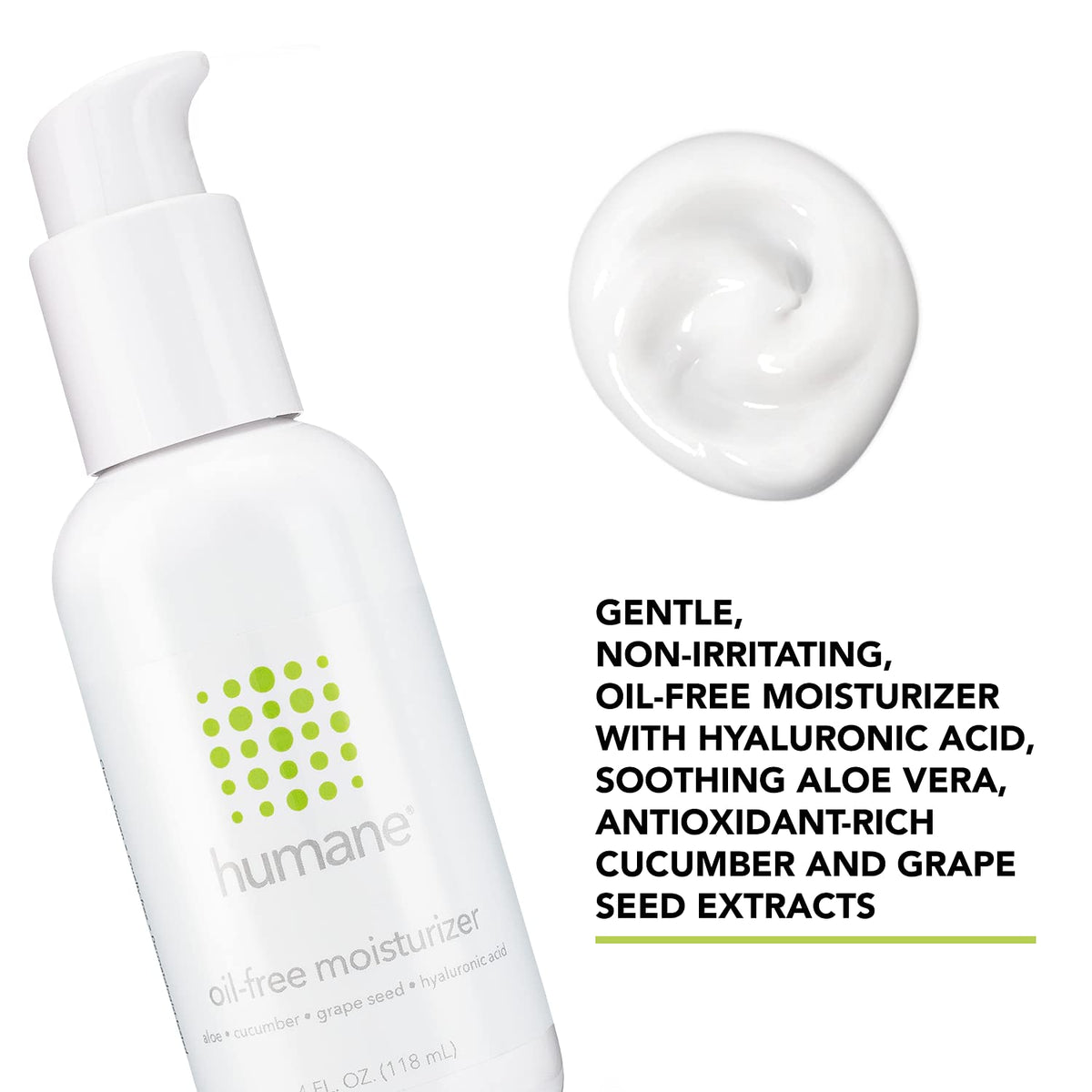 humane Oil-Free Daily Lightweight Face Moisturizer for Acne-Prone Skin - 4 Fl Oz - Gentle for All