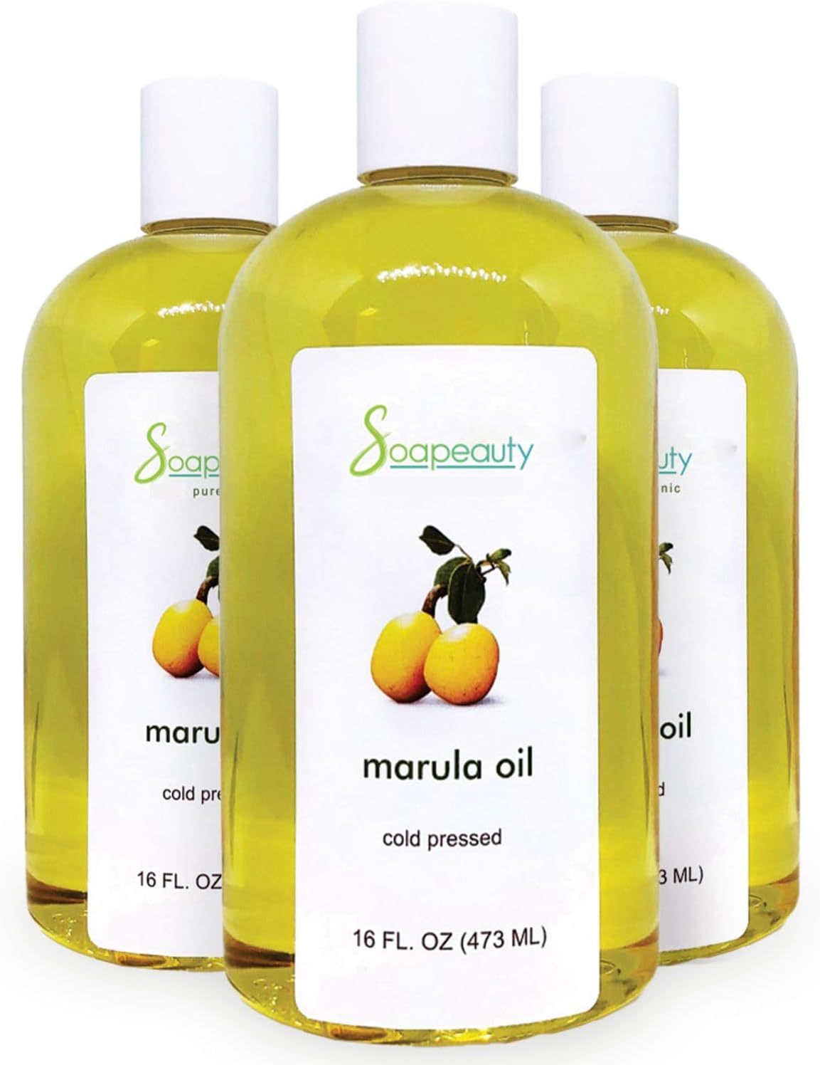 Soapeauty Marula Oil 100% Pure & Natural, Cold Pressed, Rich in Vitamin E & Omega Fatty Acids |