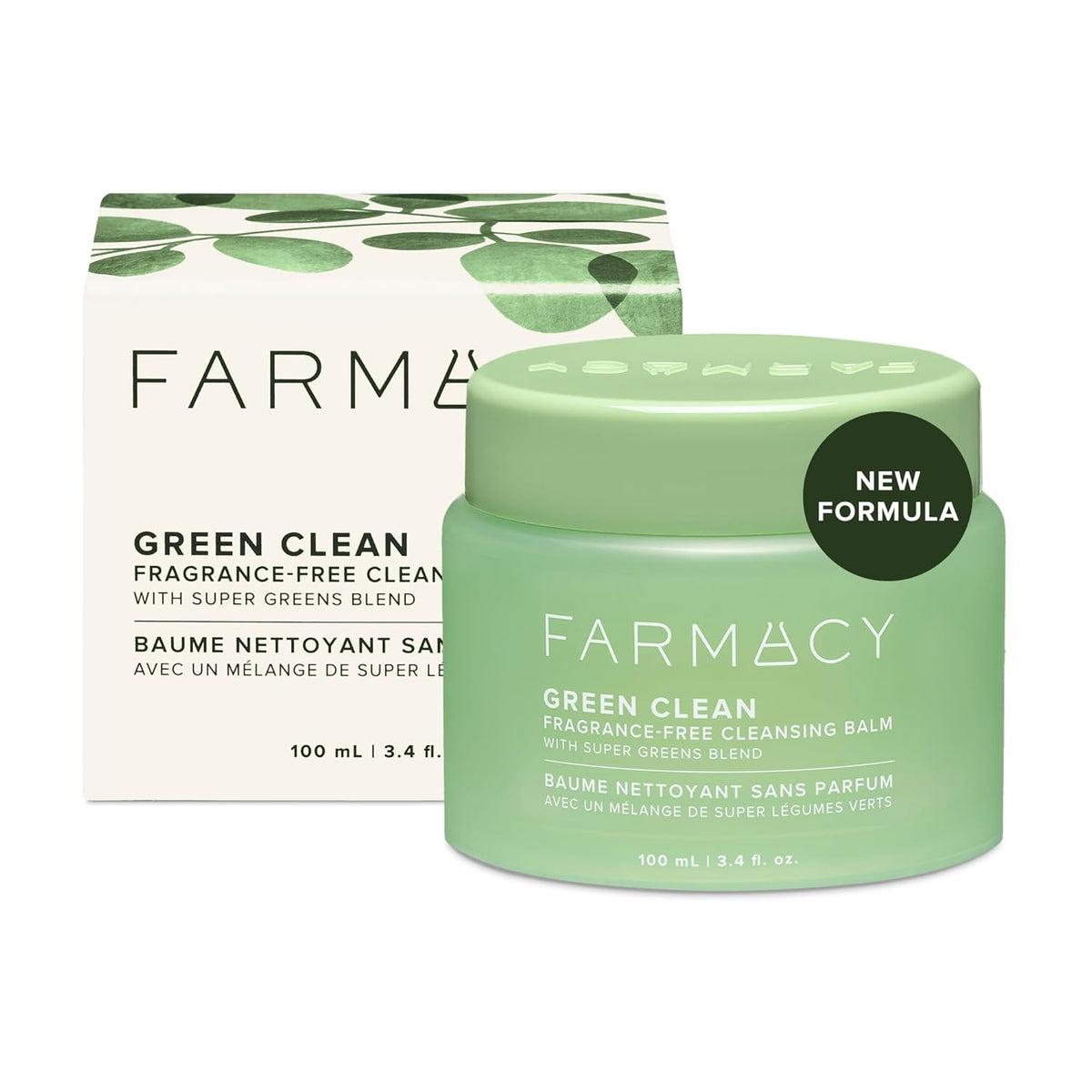 Farmacy Makeup Remover Cleansing Balm - Green Clean Waterproof Makeup Remover + Oil Based Cleanser