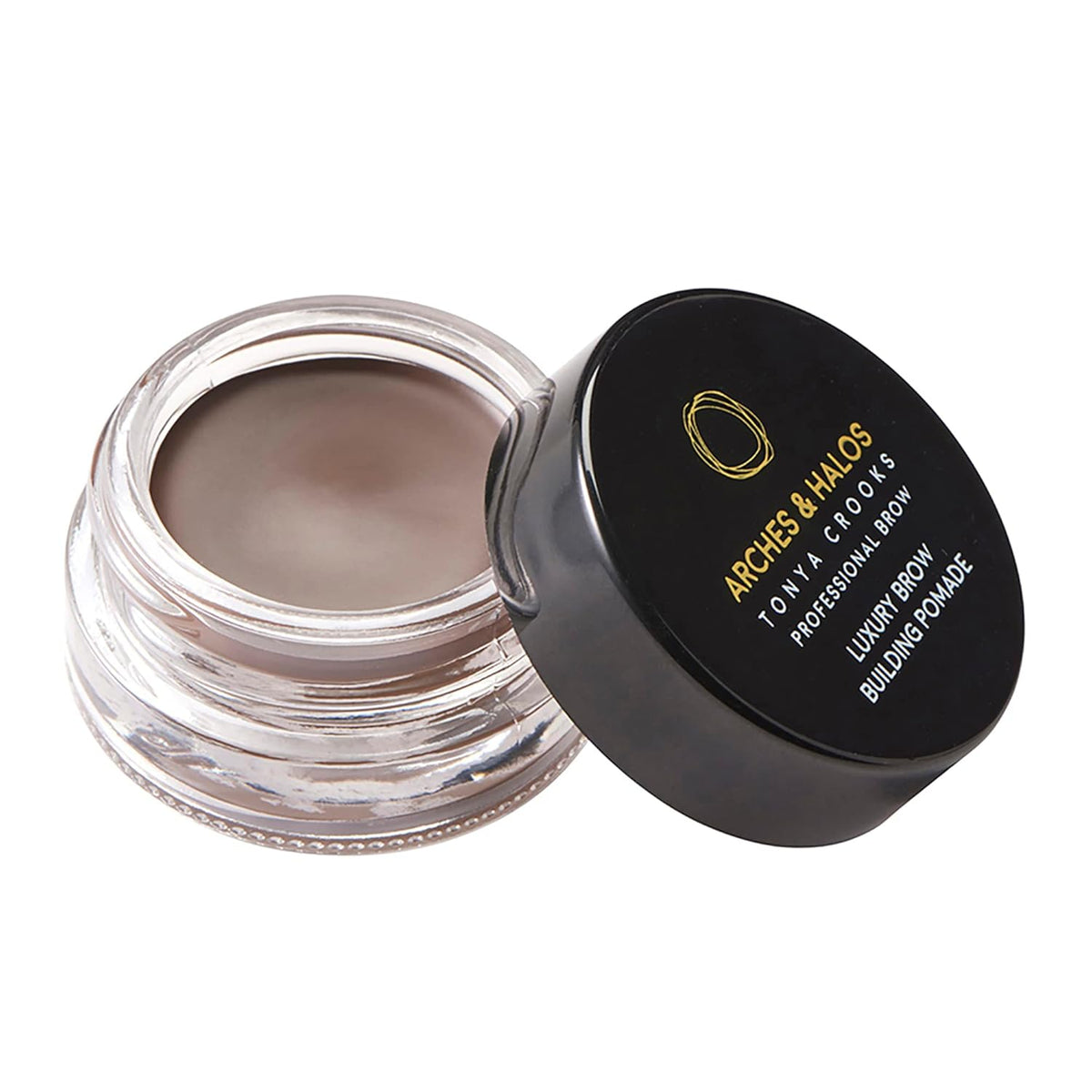Arches and Halos Luxury Brow Building Pomade - Vegan Eyebrow Pomade - Creamy, Long Wearing Color