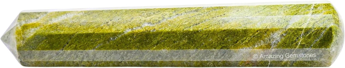 Amazing Gemstone Vesuvianite Crystal Wand Massage Stick - Pelvic Wand Gua Sha for Adults - Crystals