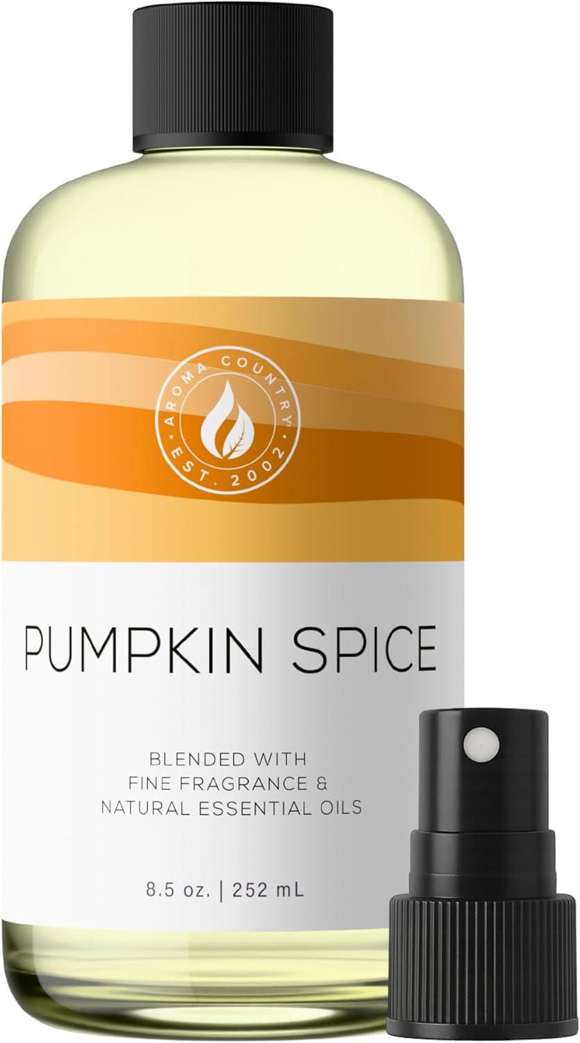 Aroma Country Pumpkin Spice Diffuser Oil - Luxury Essential Oils for Diffuser Refill & Air