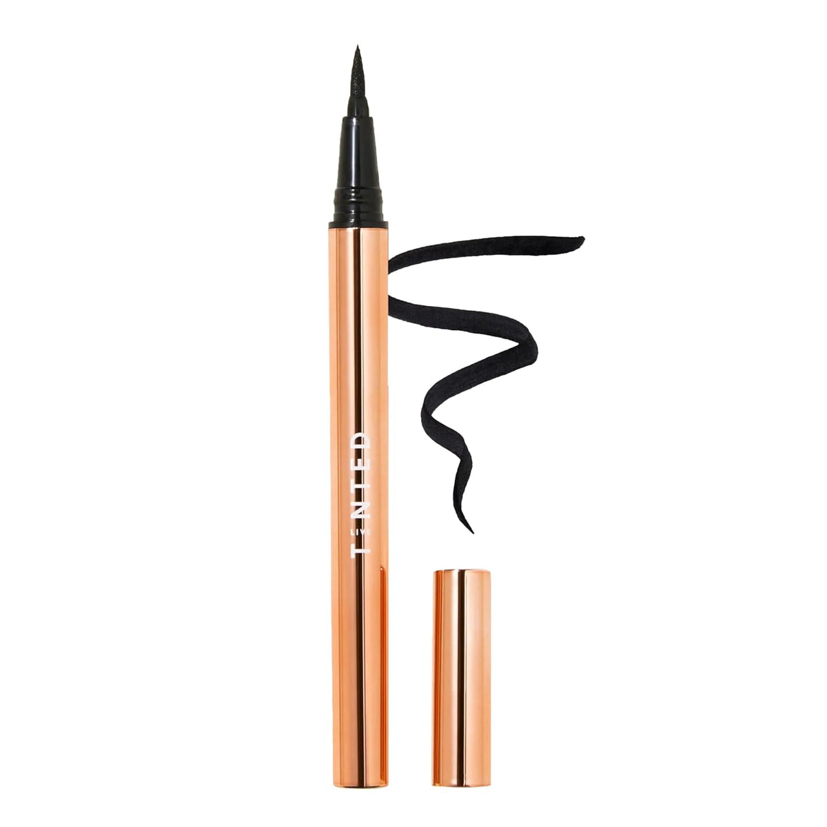 Live Tinted Legacy Liquid Eye Liner – Ultra-Black, Quick-Drying, All-Day Wear – Flexible Felt Tip