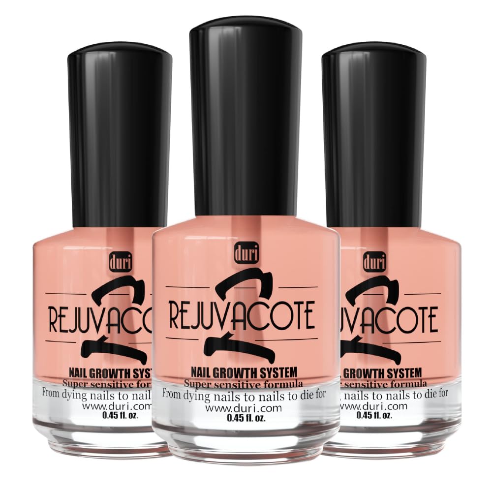 Duri Rejuvacote 2 Nail Growth System Sensitive Formula - Nail Hardener and Strengthener for