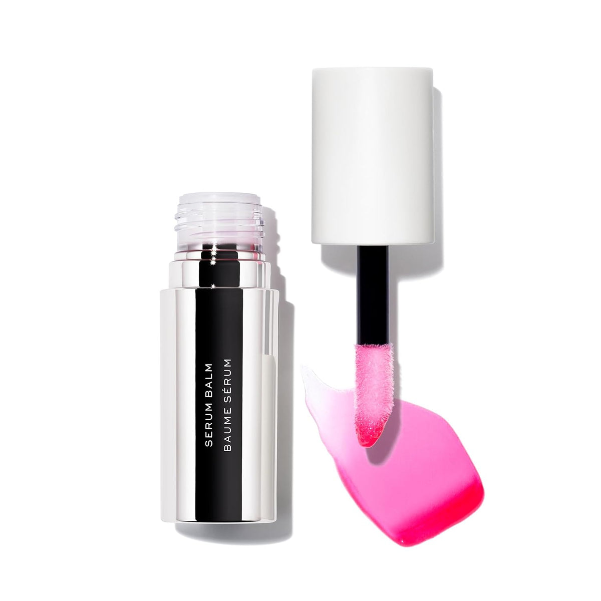 MAKE Beauty Serum Balm Hydrating Lip Oil. Vegan Moisturizing Lip Gloss with Plumping Effect. Lip
