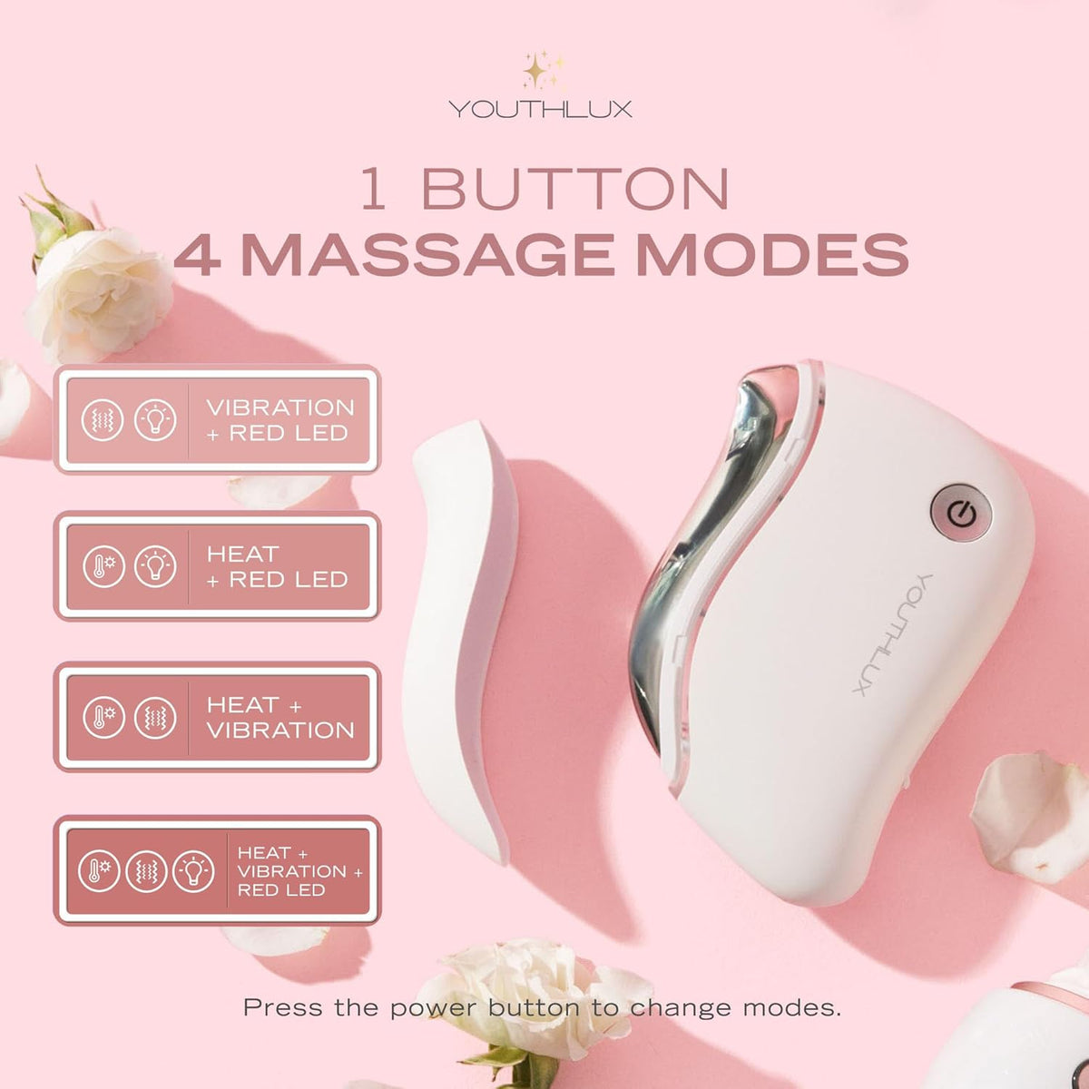 ProSculpt Heated Gua Sha Facial Massager – Electric Guasha Tool for Face Sculpting, Relaxation &