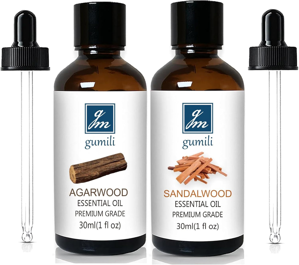 Agarwood Sandalwood Essential Oils for Perfume Candles Soaps Yoga Meditation Massage Diffuser - 2