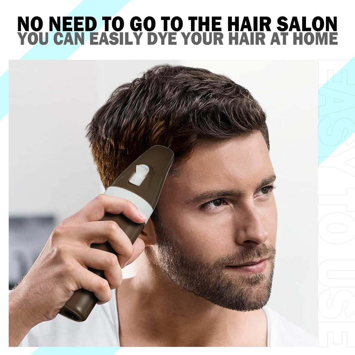 Linen Hair Dye Shampoo,Hair Dye,Hair Color Shampoo,Champu Para Canas 4 in 1 Semi-Permanent Gray