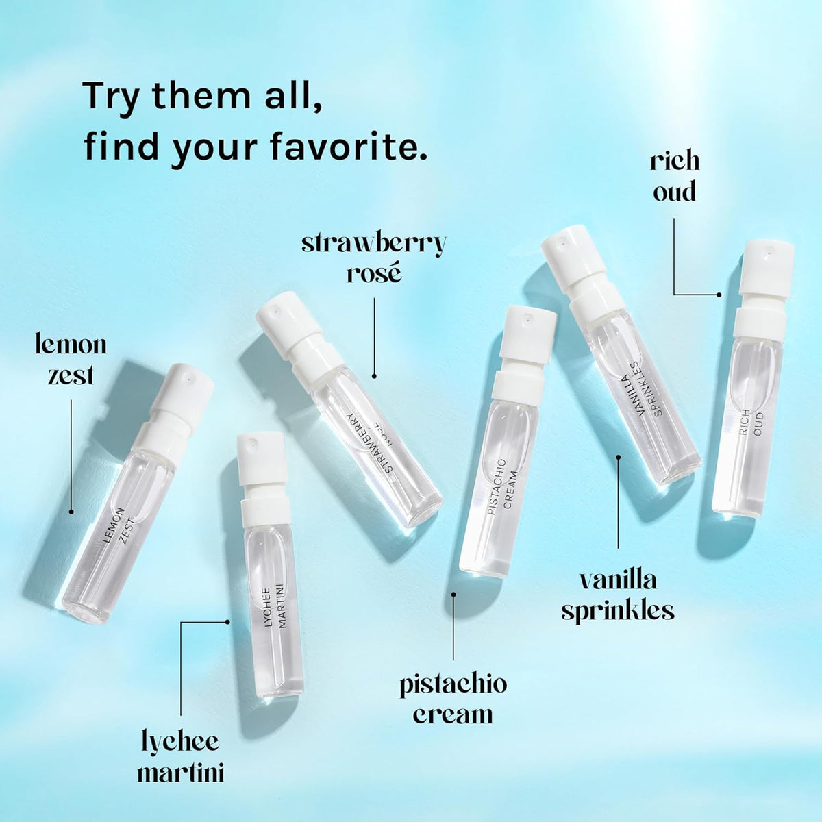 Just Juice Discovery Set - Mini Perfumes for Women and Men - Fruity, Floral, Gourmand Men's and