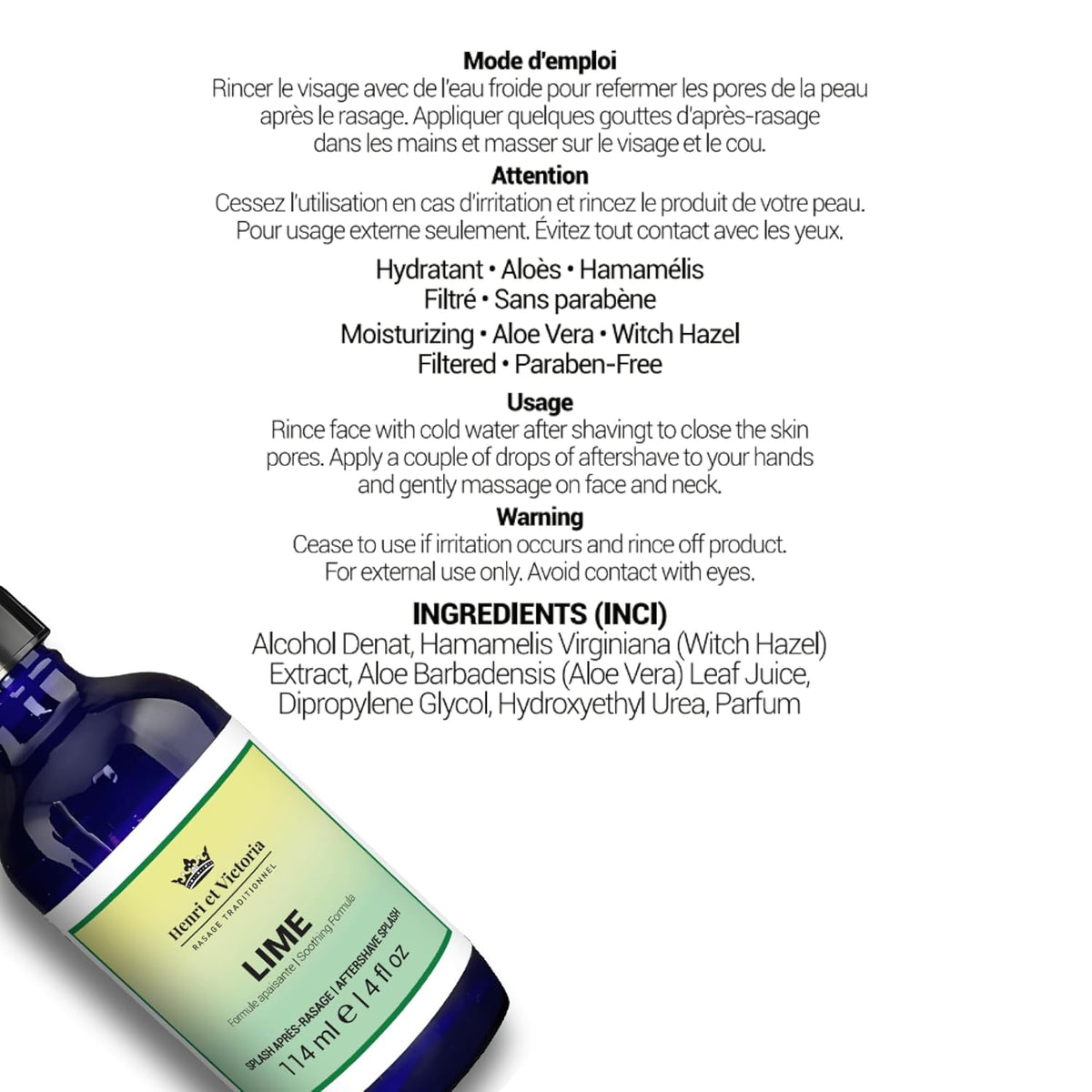 Aftershave Splash For Men l Canadian Made by A Skilled Artisan l Moisturize and Soothe the Skin 114