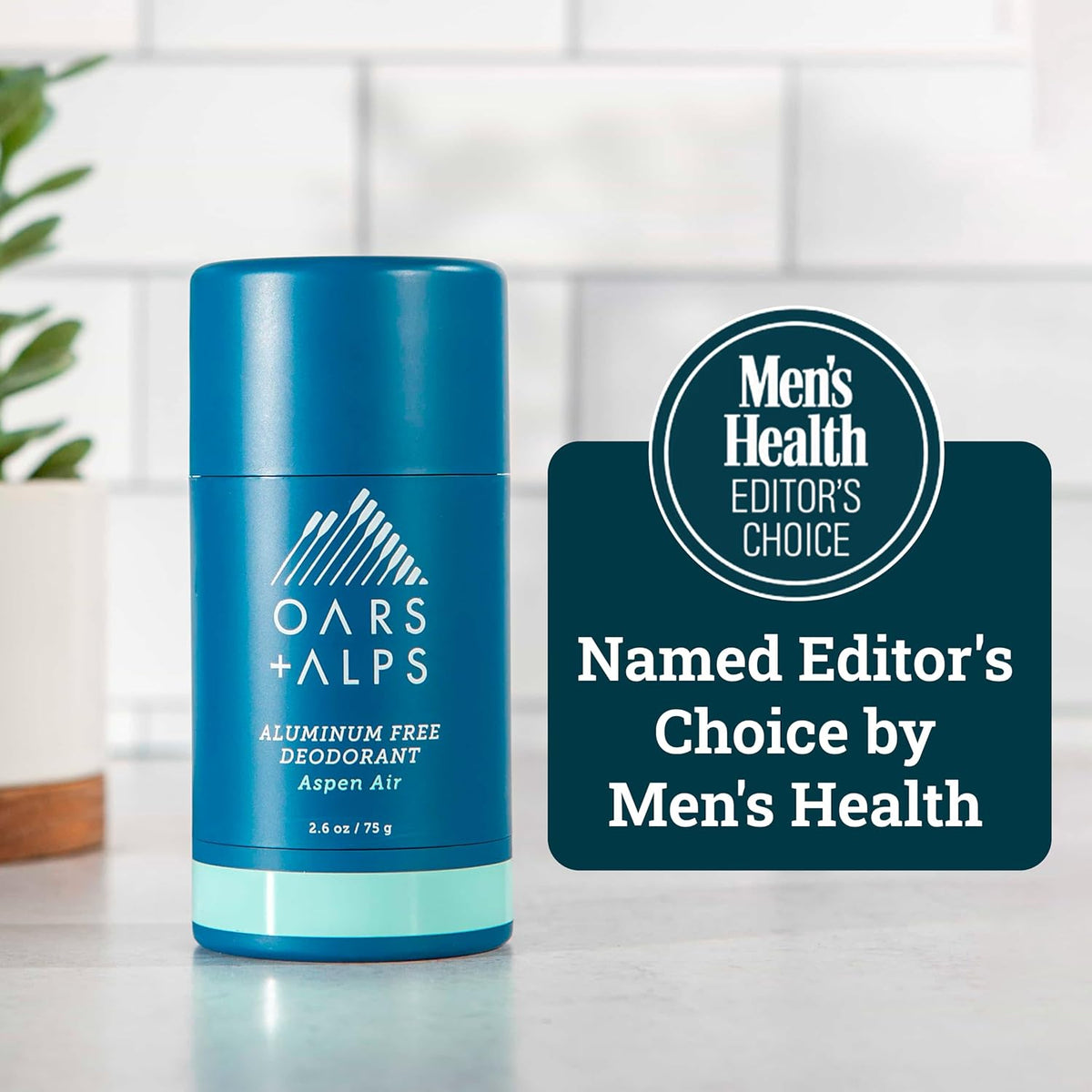 Oars + Alps Aluminum Free Deodorant for Men and Women, Dermatologist Tested and Made with Clean