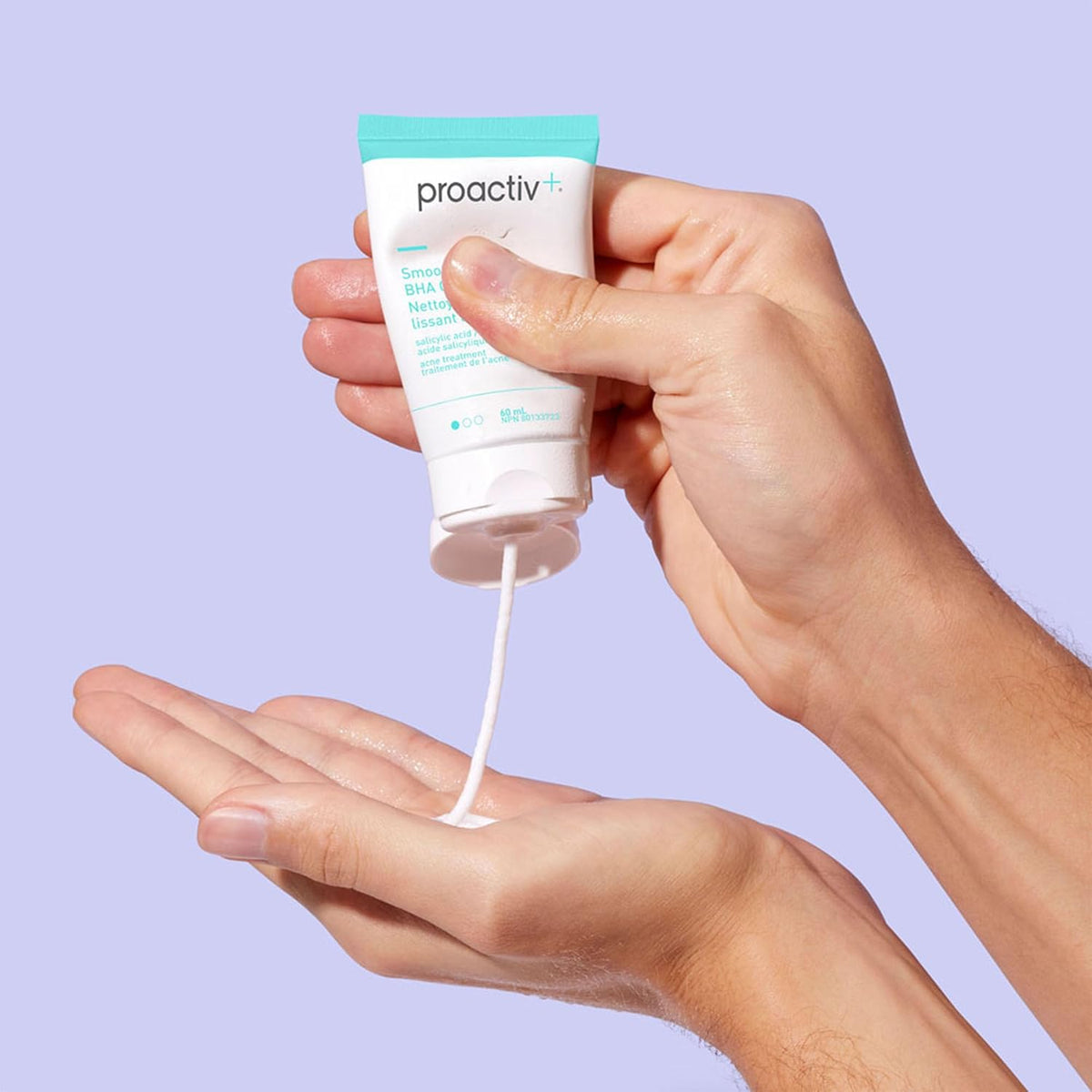 Proactiv+ Smoothing BHA Cleanser, 6 oz, Unscented Acne Treatment for All Skin Types, 1% Salicylic