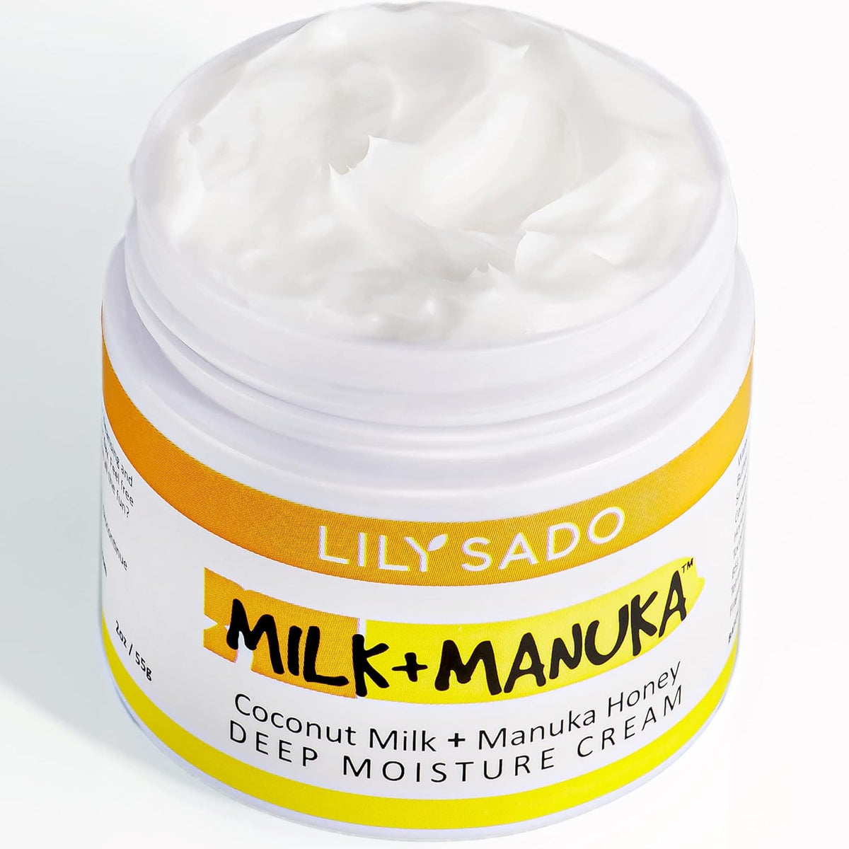 LILY SADO MILK+MANUKA™ Coconut Milk and Manuka Honey Natural Face Moisturizer - Non Greasy Organic