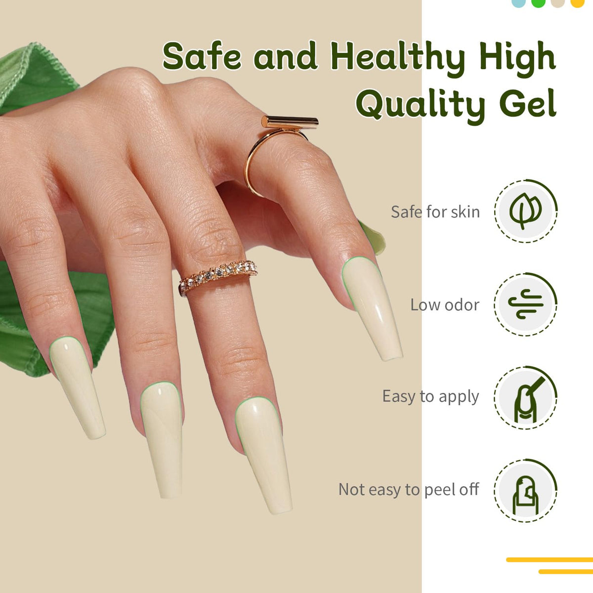 JODSONE 4Pcs Base Coat Top Coat Nail Primer Nail Dehydrator for Long Lasting Manicures Prep Protect