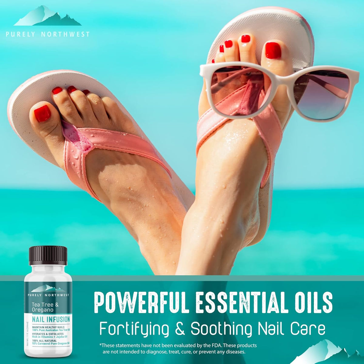 Toenail Fungus Extra Strength Solution-Thick Discolored Nail Repair, Ingrown Nails, Dry Cracked