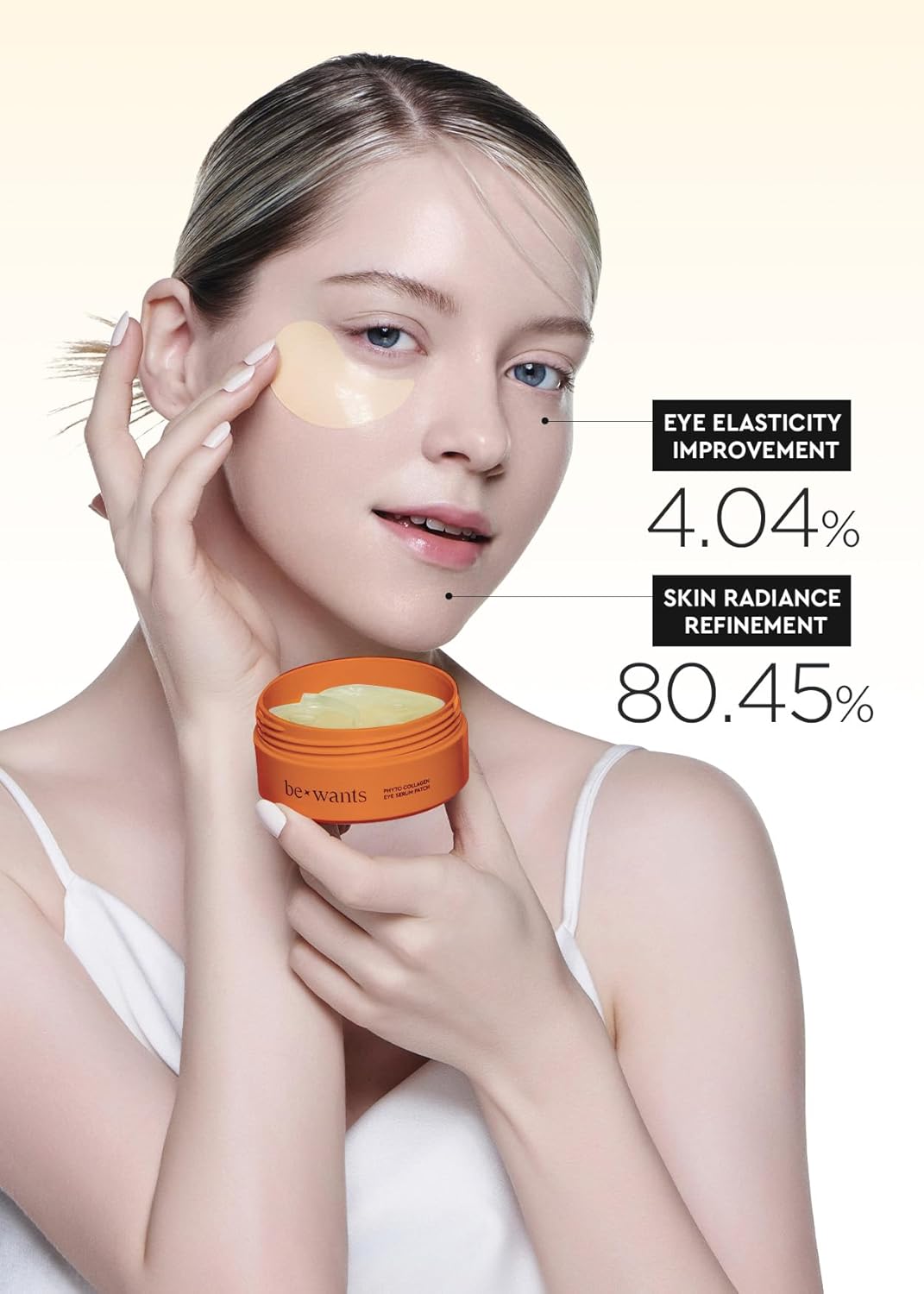 Bewants Hydrogel Eye Patches with Deep Toning Glutathione, 60 Patches, Under Eye Masks for