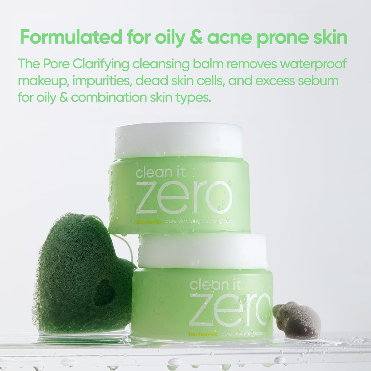 BANILA CO Clean it Zero Pore Clarifying Cleansing Balm | Korean Makeup Remover, Cleansing Oil